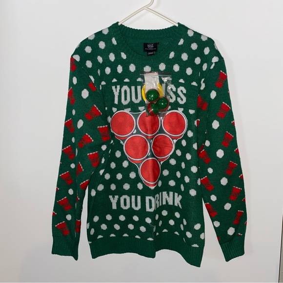 Ugly Christmas Sweater Sweaters Nwt Ugly Stuff Supply Mens Beer